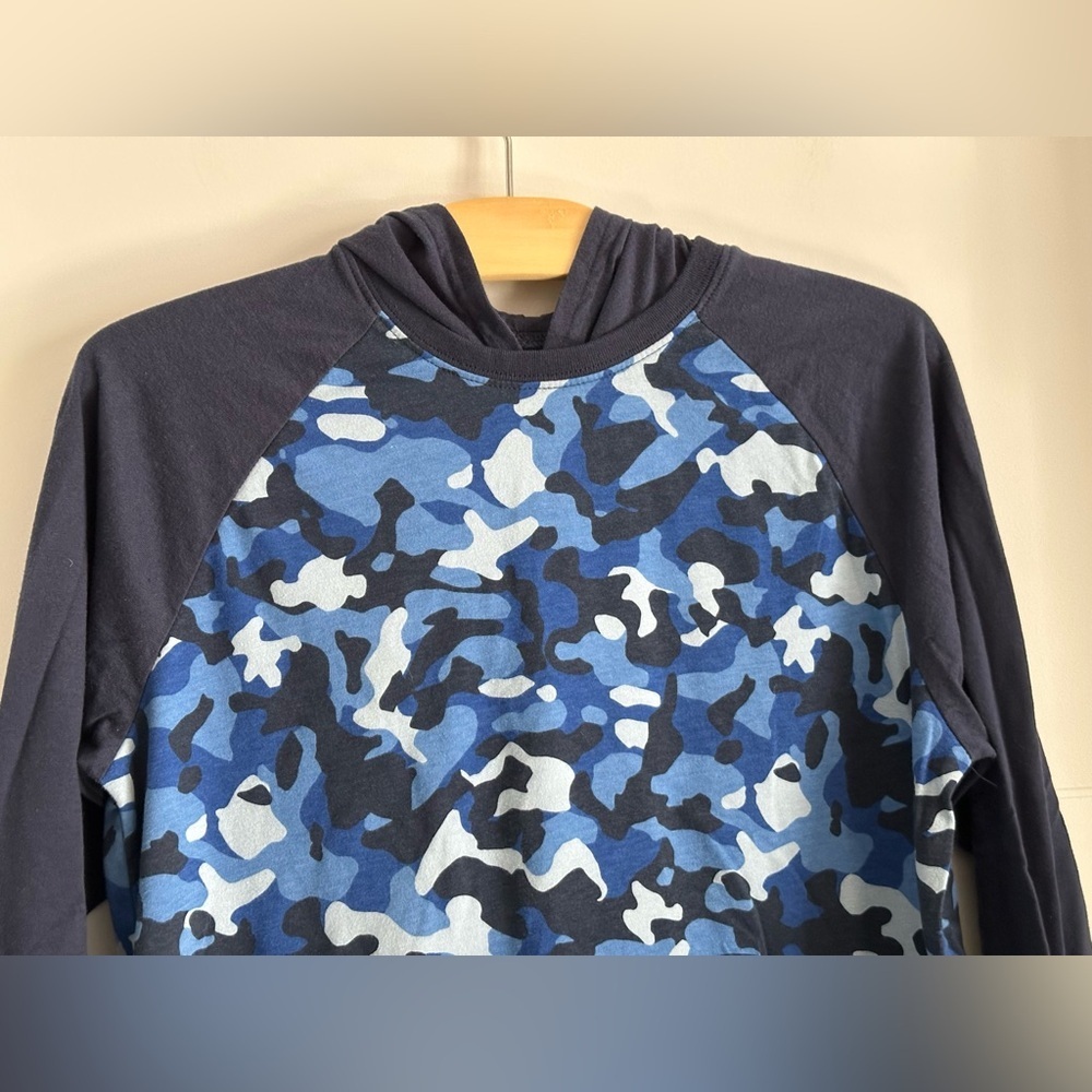 🎁The Children's Place: Boys Hooded Long Sleeve Shirt- Size XL🎁 - Picture 2 of 6